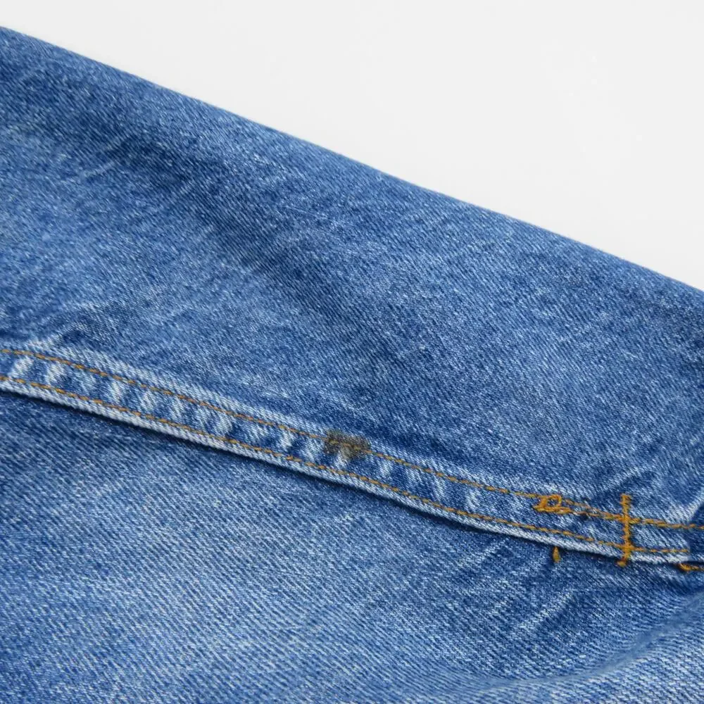 Levis 70707 Denim Jacket Blue flannel Lined Youth Sz 16 1990s